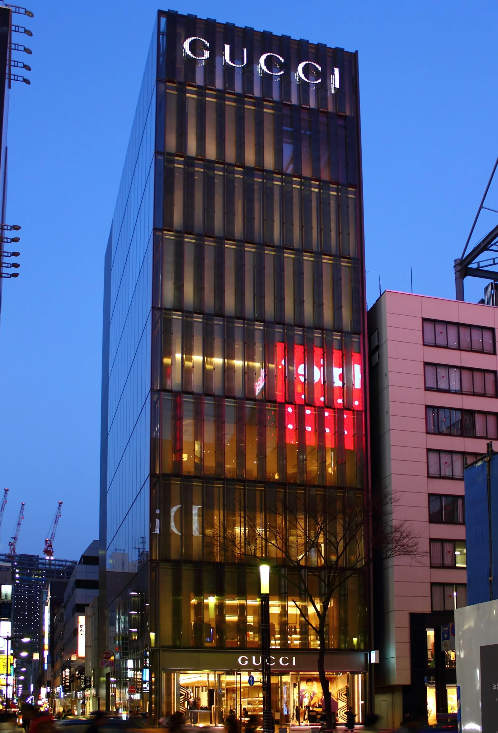 Gucci stores in Japan